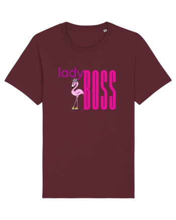 Lady boss Burgundy