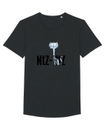 Ntz-ntz Tricou mânecă scurtă guler larg Bărbat Skater