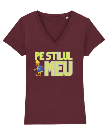 Pe stilul meu Burgundy