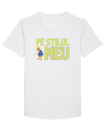 Pe stilul meu Tricou mânecă scurtă guler larg Bărbat Skater