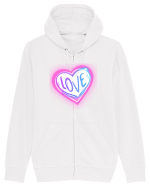 Love Hanorac cu fermoar Unisex Connector