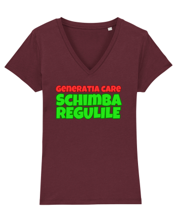 Generația care schimba regulile  Burgundy