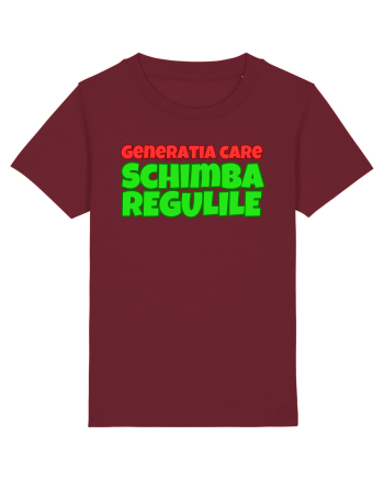 Generația care schimba regulile  Burgundy