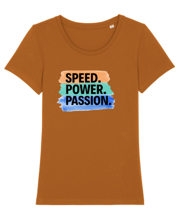 Speed. Power.  Passion.  Roasted Orange