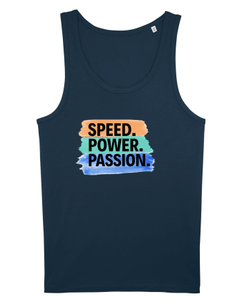 Speed. Power.  Passion.  Navy
