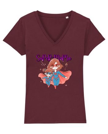 Super-mama Burgundy