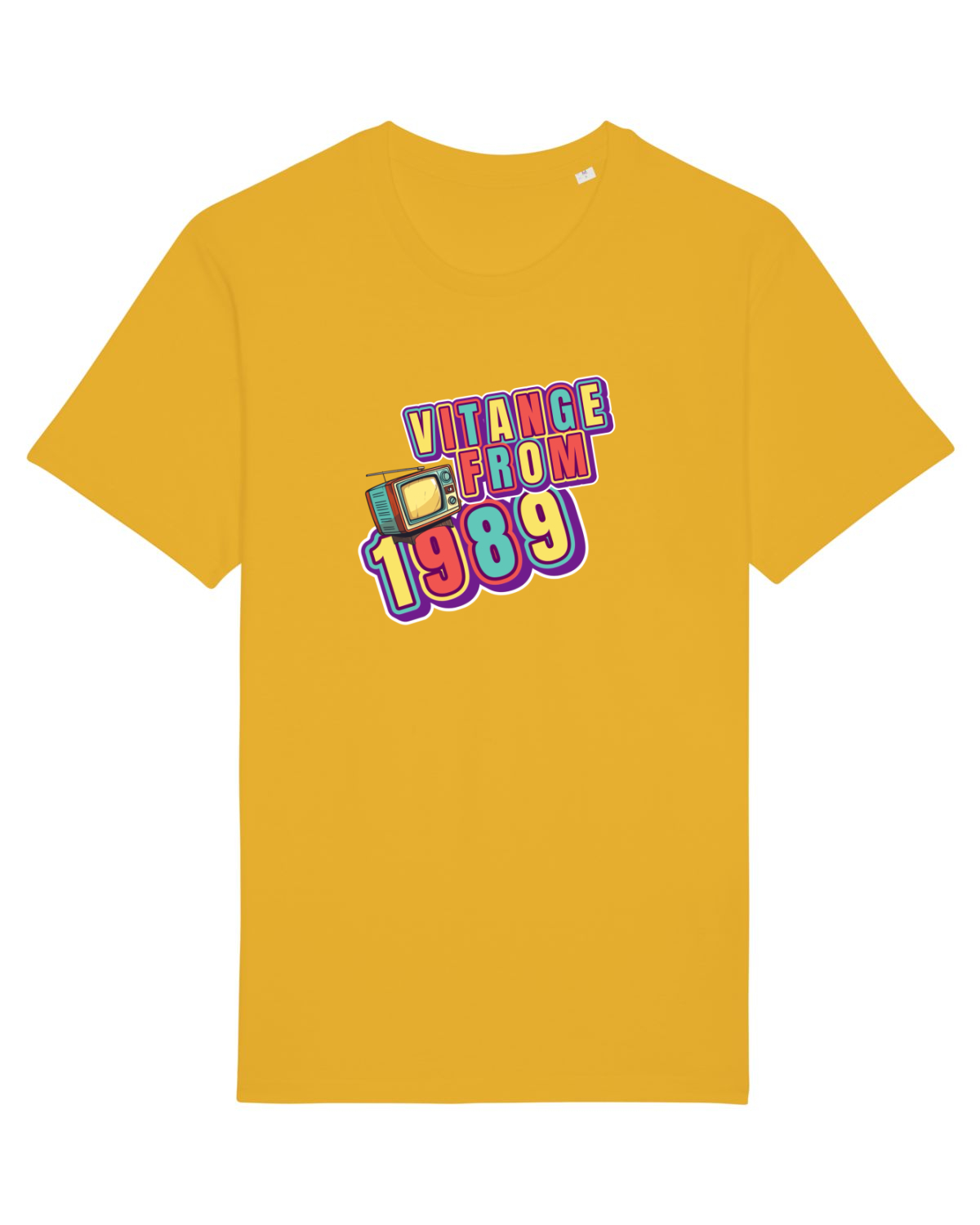 Tricou mânecă scurtă Unisex Rocker Spectra Yellow
