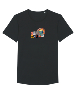 Retro vibse Tricou mânecă scurtă guler larg Bărbat Skater