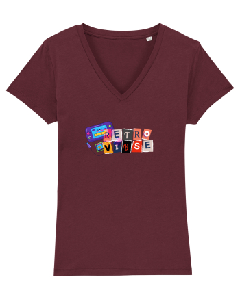 Retro vibse Burgundy