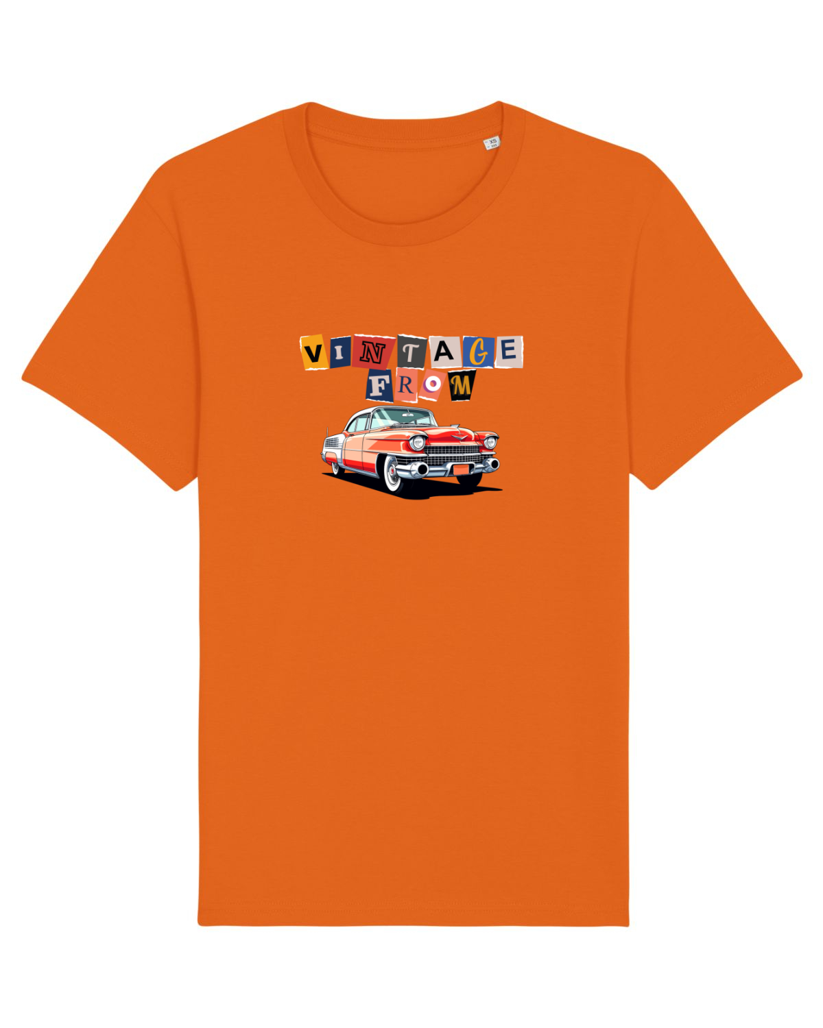 Tricou mânecă scurtă Unisex Rocker Bright Orange