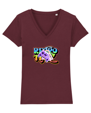 Retro time Burgundy