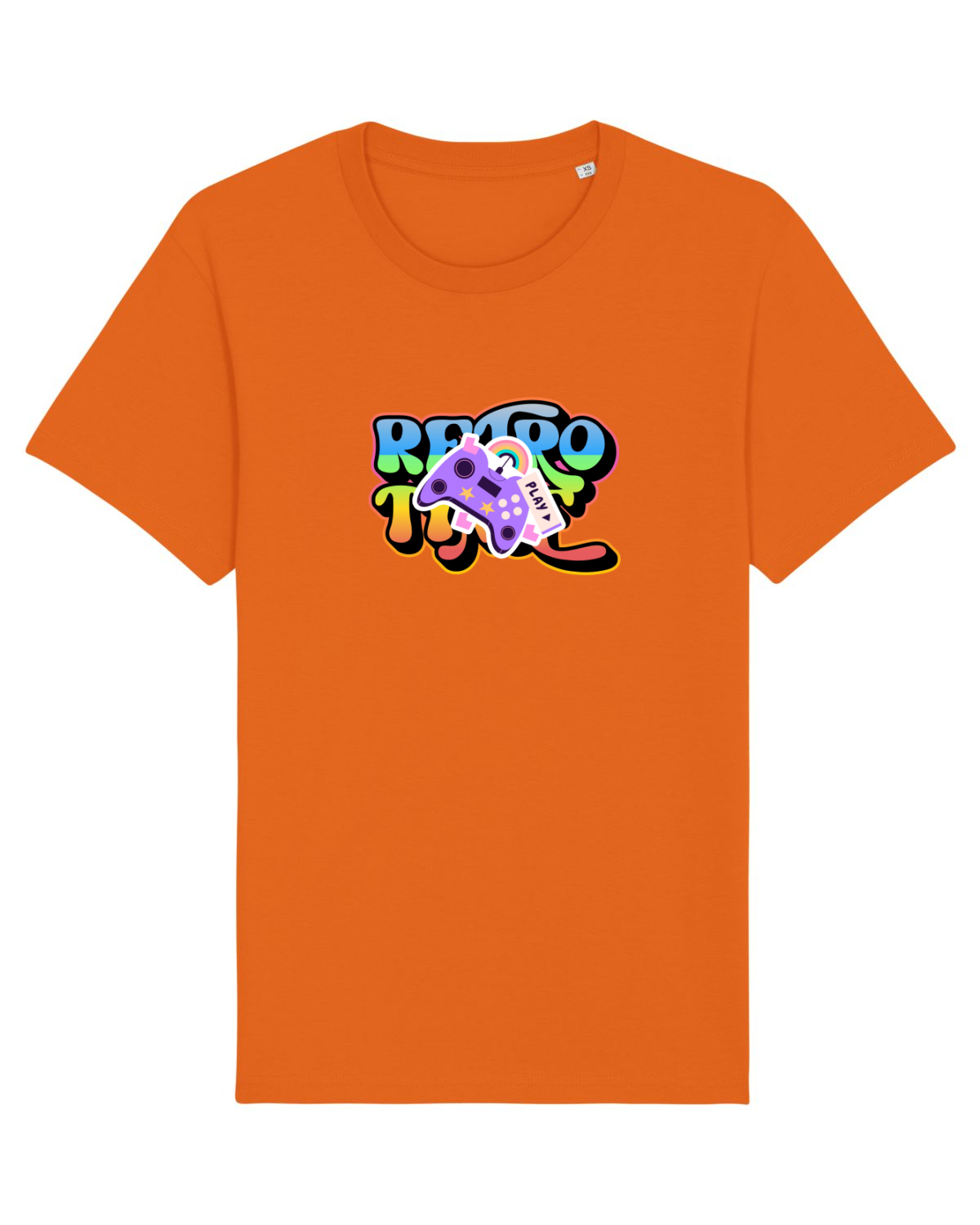 Tricou mânecă scurtă Unisex Rocker Bright Orange
