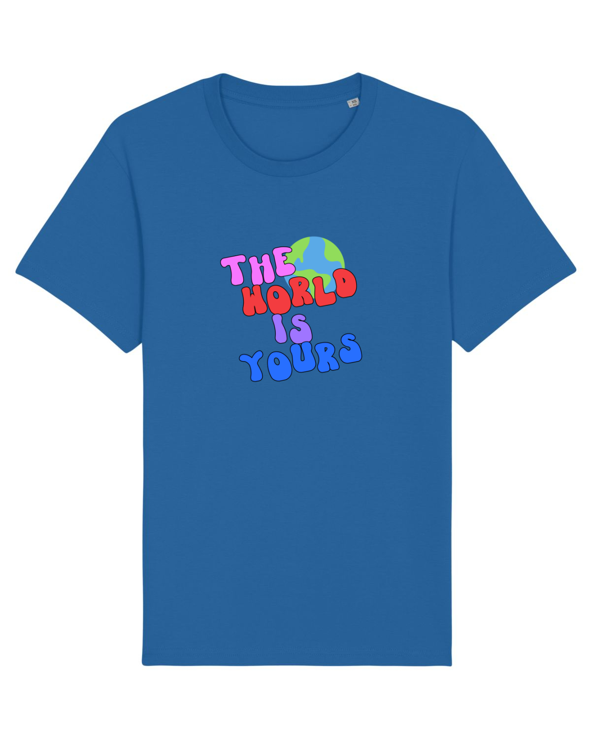 Tricou mânecă scurtă Unisex Rocker Royal Blue