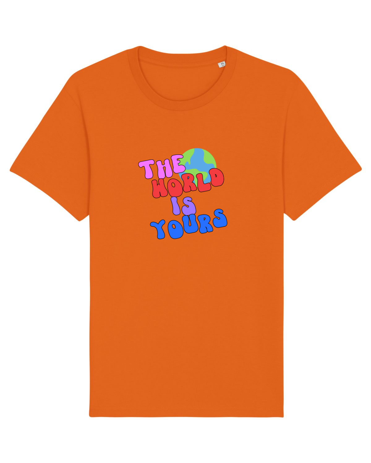 Tricou mânecă scurtă Unisex Rocker Bright Orange
