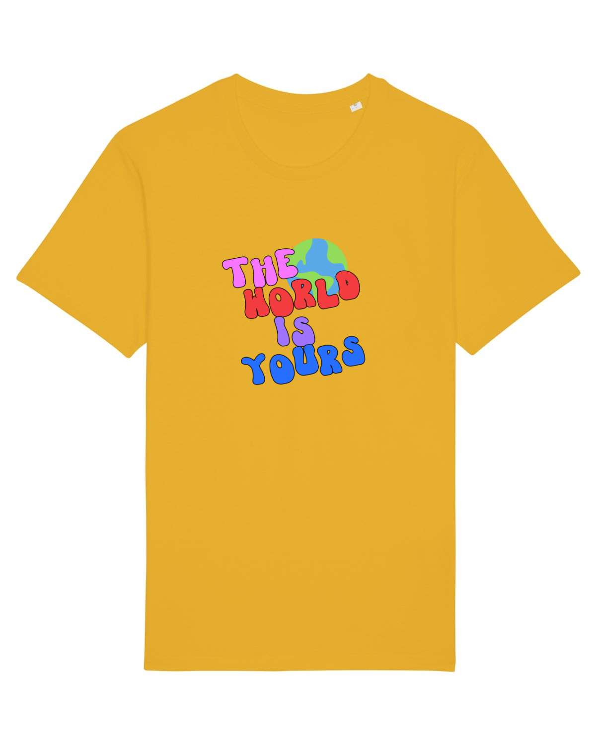 Tricou mânecă scurtă Unisex Rocker Spectra Yellow