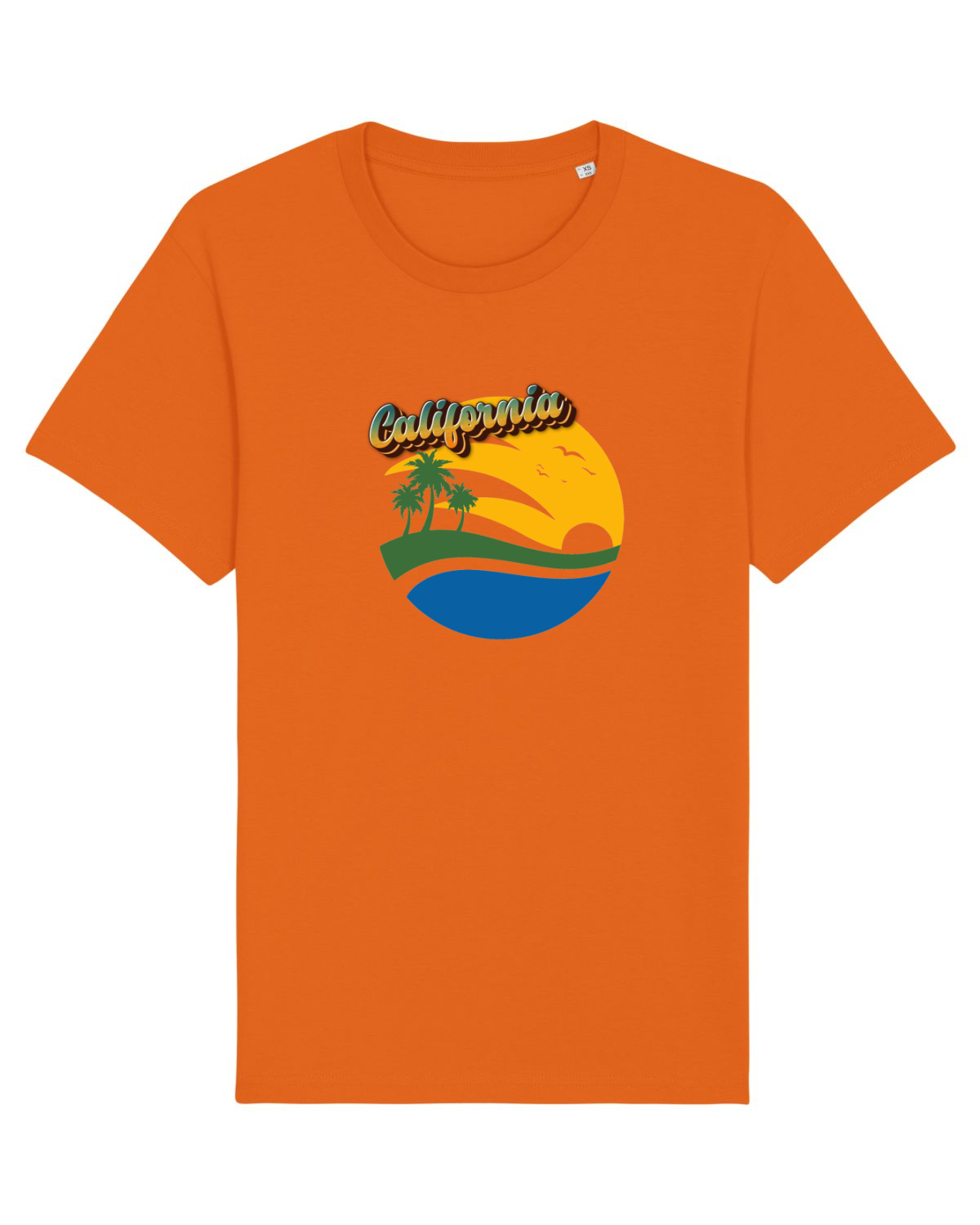 Tricou mânecă scurtă Unisex Rocker Bright Orange