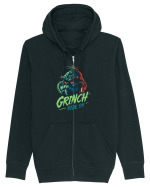 GRINCH MODE ON 2 Hanorac cu fermoar Unisex Connector
