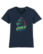 GRINCH MODE ON 2 Tricou mânecă scurtă guler V Bărbat Presenter