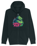 GRINCH MODE ON 3 Hanorac cu fermoar Unisex Connector