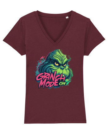 GRINCH MODE ON 3 Burgundy