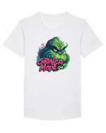 GRINCH MODE ON 3 Tricou mânecă scurtă guler larg Bărbat Skater
