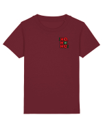 HO, HO , HO - lateral 1 Tricou mânecă scurtă  Copii Mini Creator