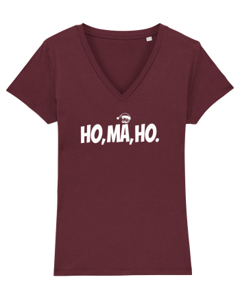 HO, MA , HO - MOS CRACIUN Burgundy