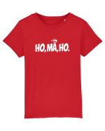 HO, MA , HO - MOS CRACIUN Tricou mânecă scurtă  Copii Mini Creator