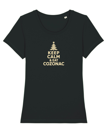 KEEP CALM & EAT COZONAC - CRACIUN - SARBATORI IARNA Black