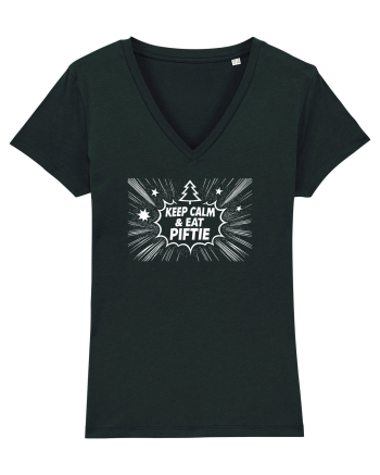KEEP CALM & EAT PIFTIE - CRACIUN - SARBATORI IARNA Black