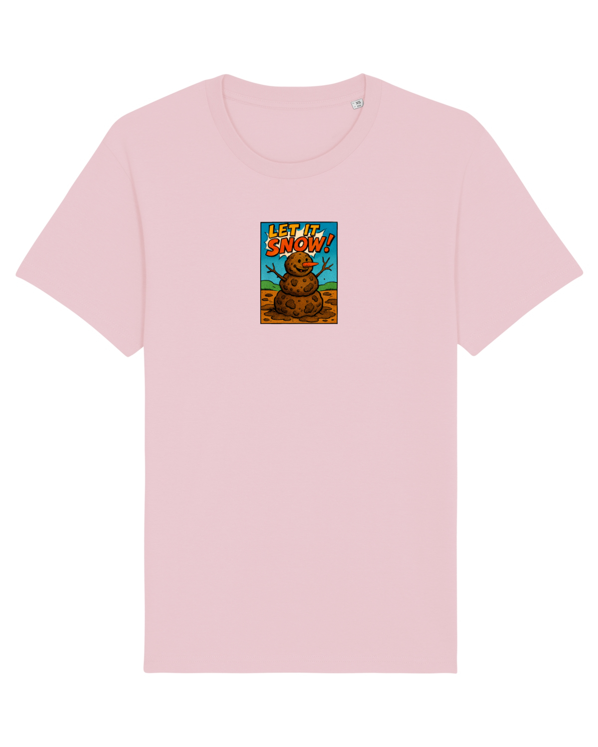 Tricou mânecă scurtă Unisex Rocker Cotton Pink