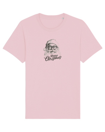 MERRY CHRISTMAS! - Mos Craciun cu ochelari Cotton Pink