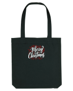 MERRY CHRISTMAS! - text elegant cu crengute de brad Sacoșă textilă