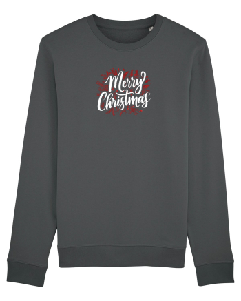 MERRY CHRISTMAS! - text elegant cu crengute de brad Anthracite