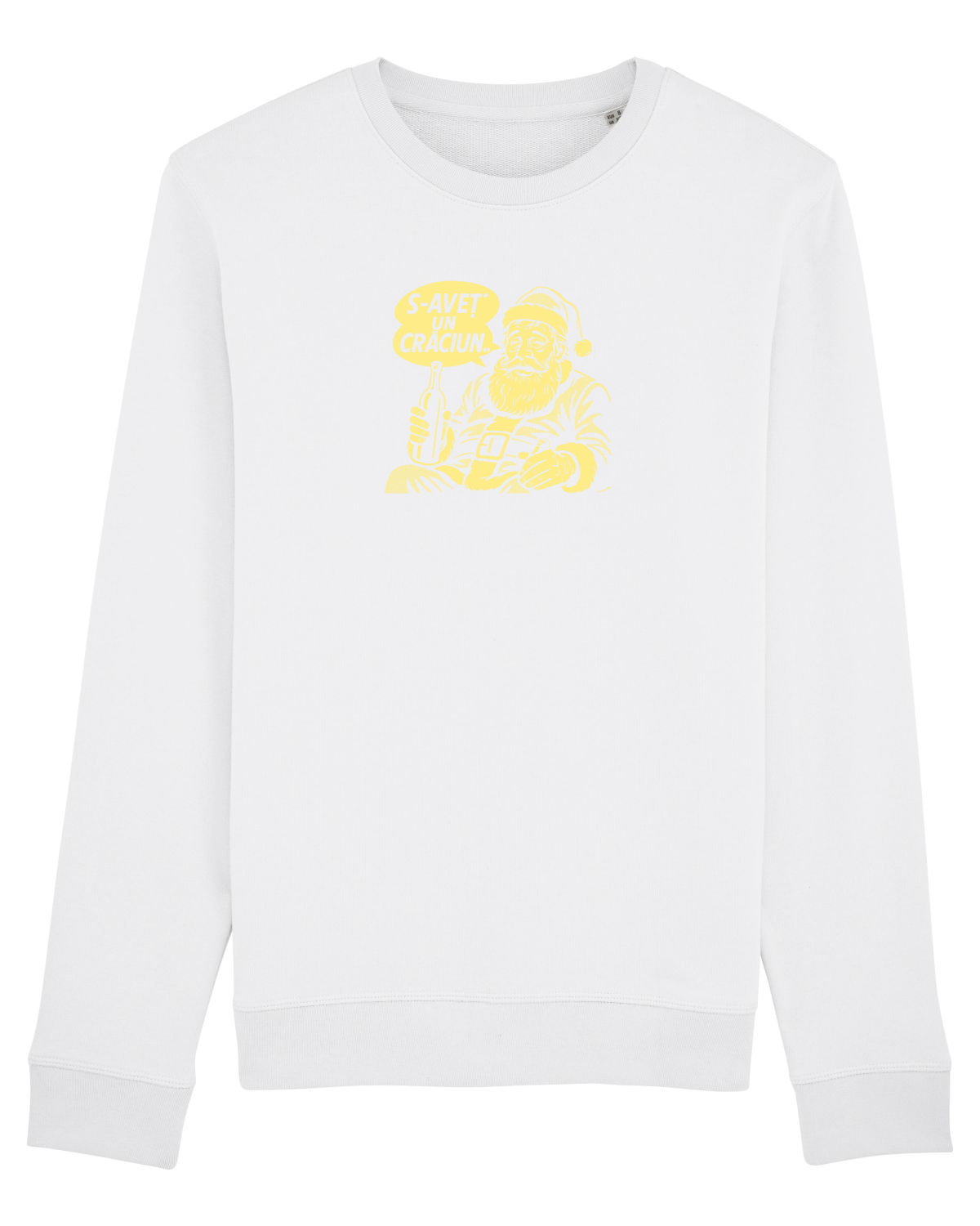 Bluză mânecă lungă Unisex Rise White