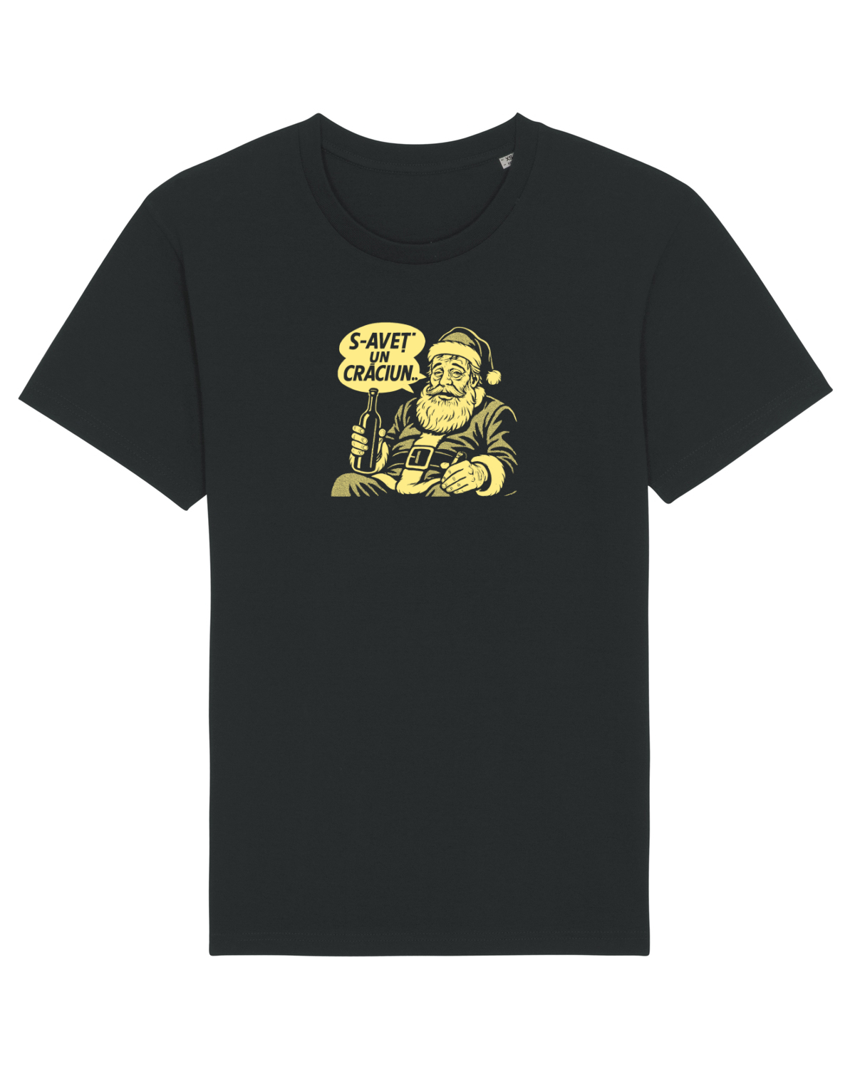 Tricou mânecă scurtă Unisex Rocker Black