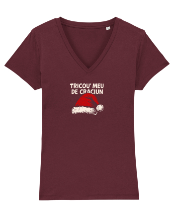 TRICOU` MEU DE CRACIUN Burgundy