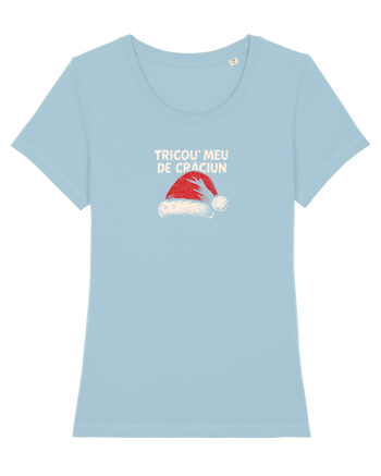 TRICOU` MEU DE CRACIUN Sky Blue