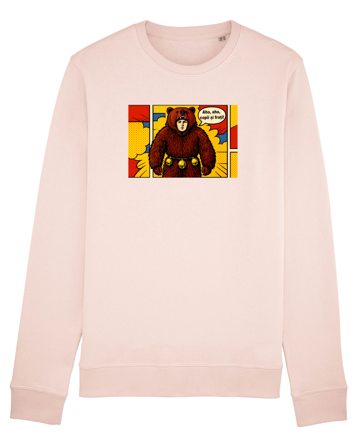 Bluză mânecă lungă Unisex Rise Candy Pink