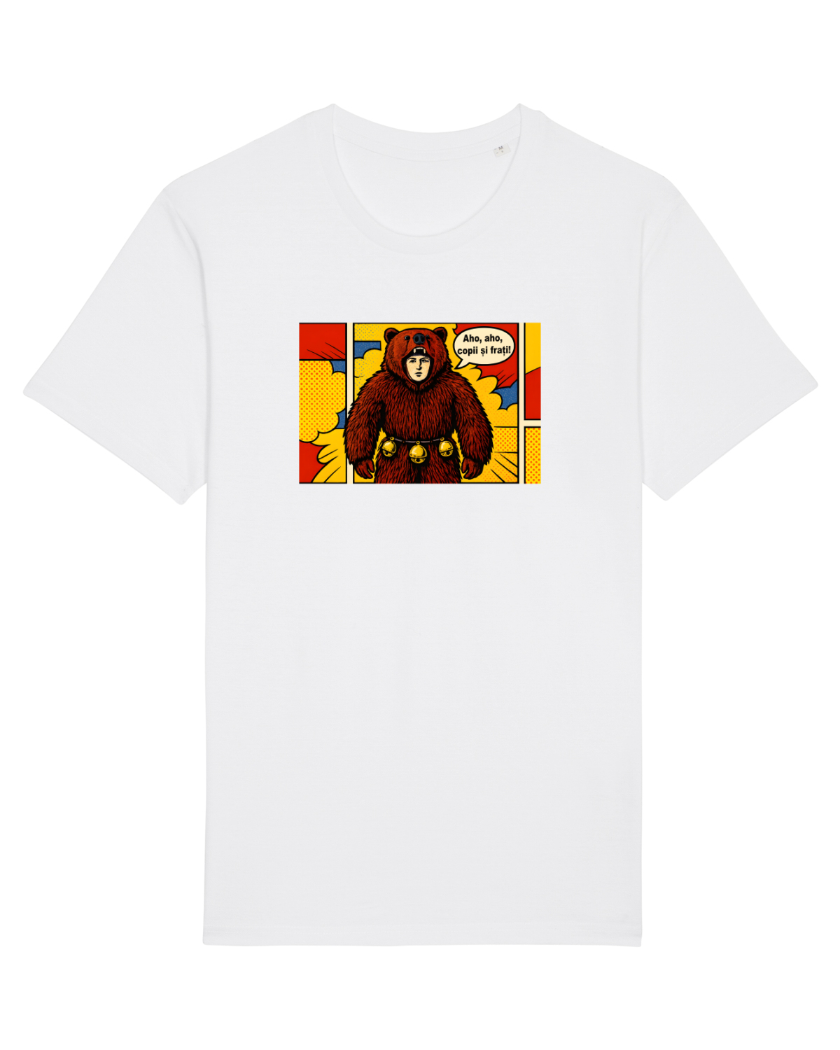 Tricou mânecă scurtă Unisex Rocker White