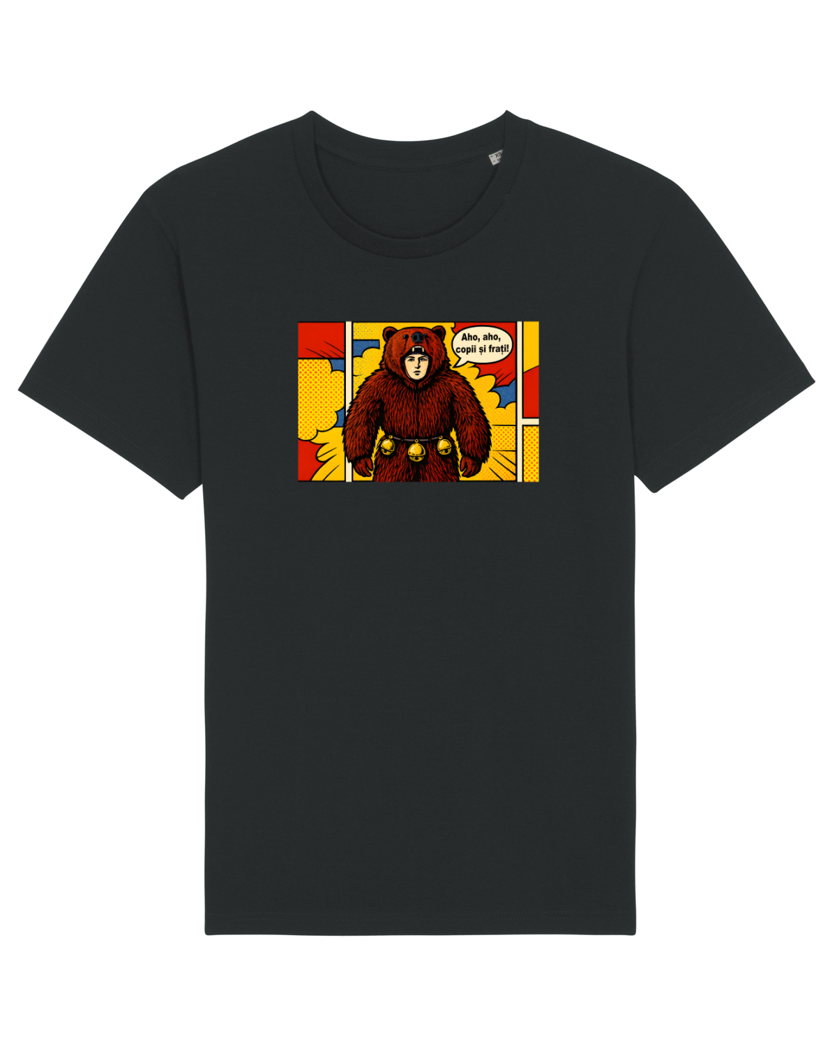 Tricou mânecă scurtă Unisex Rocker Black