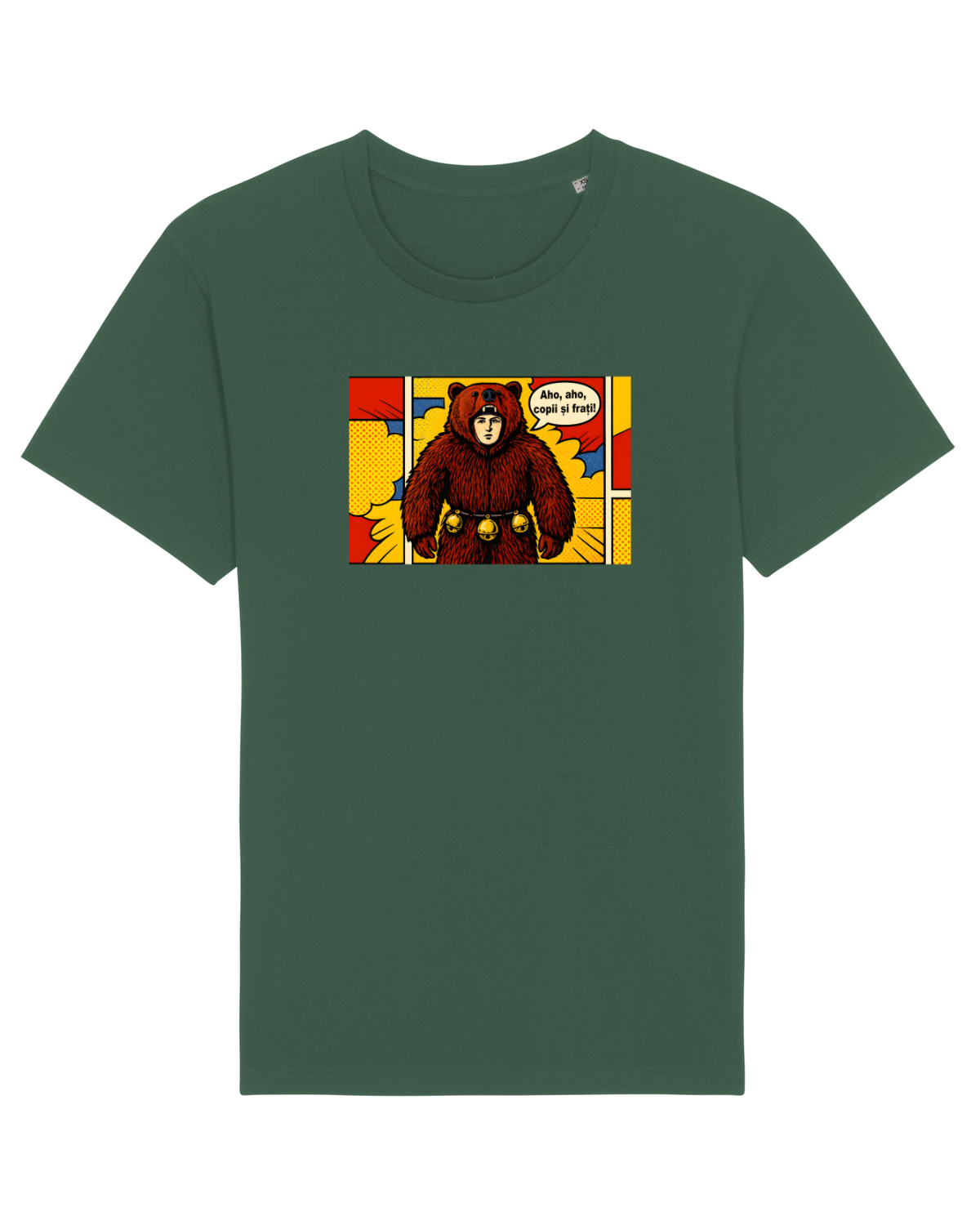 Tricou mânecă scurtă Unisex Rocker Bottle Green