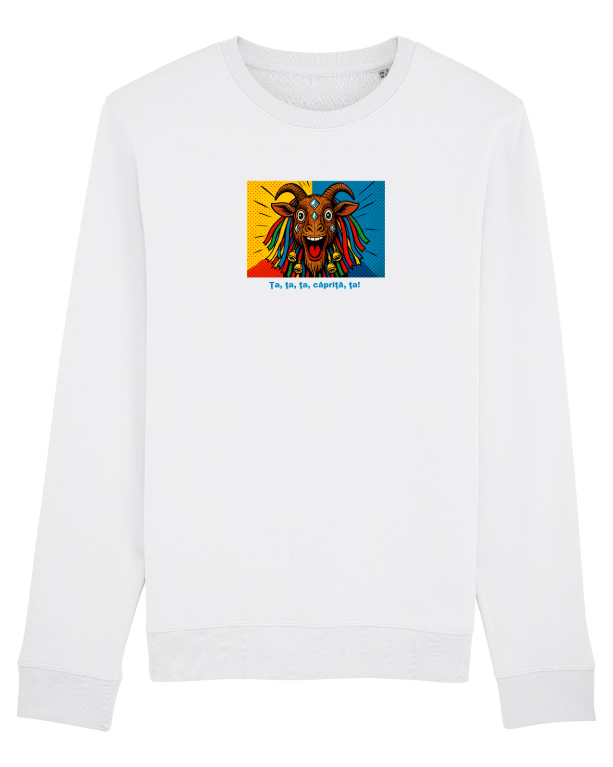 Bluză mânecă lungă Unisex Rise White