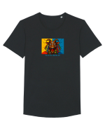 TA, TA, TA, Caprita, Ta! - Capra  - COLINDE TRADITIONALE DE ANUL NOU Tricou mânecă scurtă guler larg Bărbat Skater