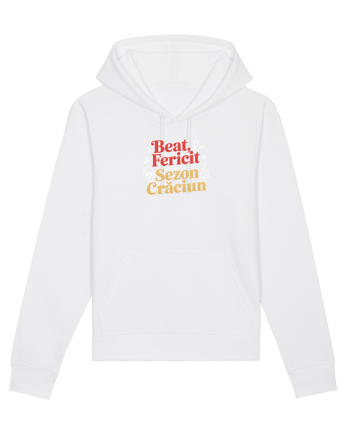 Hanorac Unisex Drummer White