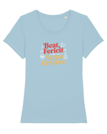 BEAT, FERICIT =  SEZON CRACIUN Sky Blue