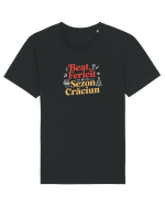 BEAT, FERICIT =  SEZON CRACIUN Tricou mânecă scurtă Unisex Rocker