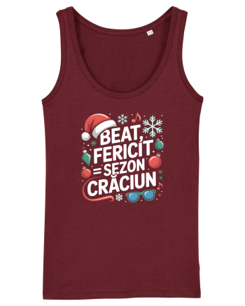 BEAT, FERICIT =  SEZON CRACIUN 2 Burgundy