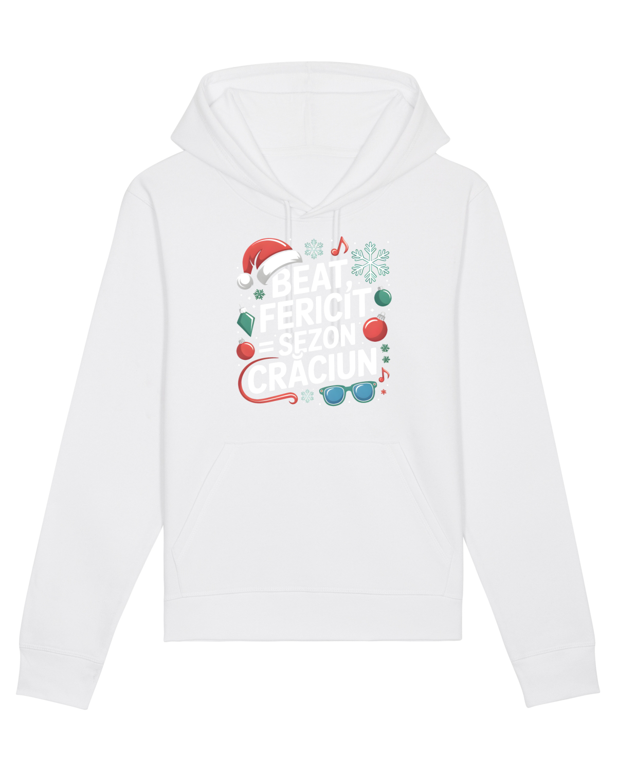 Hanorac Unisex Drummer White