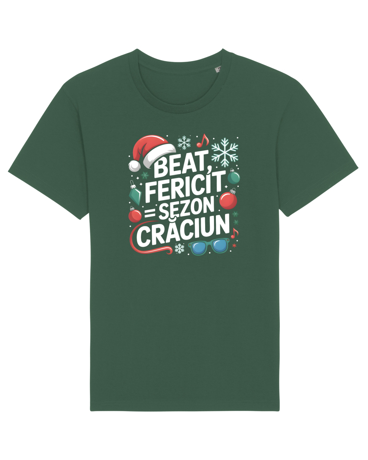 Tricou mânecă scurtă Unisex Rocker Bottle Green